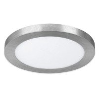 Feit Electric Led 11 In. W X 11 In. L Nickel Led Flat Panel Light Fixture