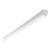 Metalux 4 Ft. 1-Light Linear White Integrated Led Ceiling Strip Light With 2100 Lumens, 4000K