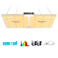 Spider Farmer Sf2000 Samsung Lm301H Evo Led Grow Light Full Spectrum Plant Grow Light 200W Dimmable High Efficiency Deepe