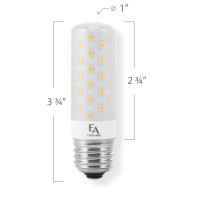 Emeryallen Ea-E26-8.5W-001-279F-D Ja8/Title 24 Compliant Dimmable Medium Base Led Fan Light Bulb, 120V-8.5Watt (70W Equivalent) 850 Lumens, 2700K, 1 Pcs