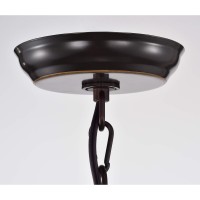 Warehouse Of Tiffany Imp29/3Orb Lorette Oil Rubbed Bronze 3-Light Crystal Chandelier