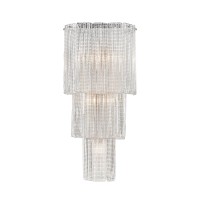 Diplomat 5-Light Wall Sconce In Chrome