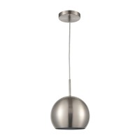 Salt Rim 1-Light Mini Pendant In Satin Nickel