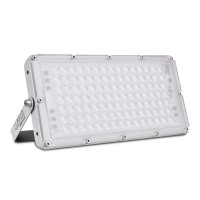 Ankishi 100W Led Flood Light,10000Lm Super Bright Led Outdoor Flood Lights, Warm White 2800-3200K, Ultra-Thin Ip66 Waterproof Foodlight For Yard, Garden, Playground, Garage, Lawn�