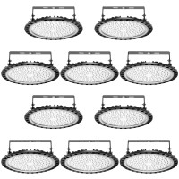 Led High Bay Light 500W Ufo 6000K 50,000Lm Industrial Lighting Ip65 Waterproof Commercial Bay Light Warehouse Lights For Workshop Garage Factory Wet Location,Ship From The Us About 3-7 Days(10 Pack)