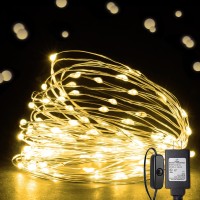 Ehome Fairy Lights Plug In, 99Ft 300 Led String Lights Waterproof Copper Wire Lights With Ul Adapter Included, Led Fairy Lights For Bedroom, Patio, Wedding, Christmas, Indoor Outdoor Decoration