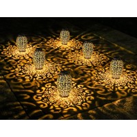 Solar Lights Outdoor Hanging Solar Lanterns Led Table Solar Lights For Patio Garden Courtyard Porch Courtyard Pathway Decorative (1 Pack)