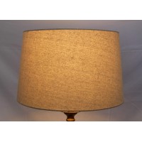 Mestar Oatmeal Fabric Hardback Drum Lampshade (Spider) (14X16X10)