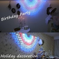 Led American Flag Lights 4 X 2 Feet, Waterproof Led Half Fan Flag Light Of The United States,Hanging Ornaments For Christmas Party Independence Day, Memorial Day, July 4Th