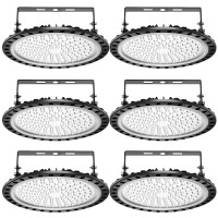 Led High Bay Light 500W Ufo 6000K 50,000Lm Industrial Lighting Ip65 Waterproof Commercial Bay Light Warehouse Lights For Workshop Garage Factory Wet Location,Ship From The Us About 3-7 Days(6 Pack)