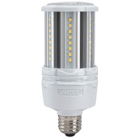 Satco S39670 Hi-Pro - 5.69 Inch 18W Led Hid Medium Base Replacement Lamp, Color Temperature: 2700, Finish Color: White