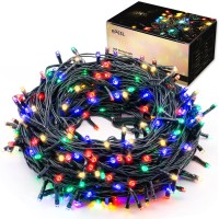 Christmas Decorations Outdoor String Lights - 25M/82Ft 220 Leds 8 Modes Function End-To-End Extendable Plug In Waterproof Fairy Lights For Thanksgiving/Halloween/Wedding/Patio/Home/Indoor - Cool White