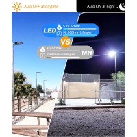 Ledmo 200 Watt Led Parking Lot Light 26 000 Lumen 5000K Bright White Slip Fit With Photocell Brown Housing