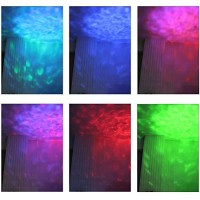 Koot Christmas Water Wave Lights Projector, Rgb 16 Color Party Lights, Water Effect Sound Activated Flash Ripple Lighting Led Holiday Lights With Remote For Disco Halloween Wedding Kids Room