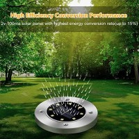 Solar In Ground Lights, 8 Led Solar Lights Outdoor, Solar Powered Outdoor Lights For Pathway Lawn Yard Graden Patio Walkway Waterproof In-Ground Light- Bright White (8 Packs Solar Ground Light)