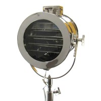 Fully Adjustable Studio Chrome Nautical Lamp With Tripod (Electrical Hardware Included)