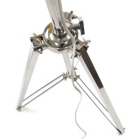 Fully Adjustable Studio Chrome Nautical Lamp With Tripod (Electrical Hardware Included)