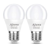 Ajuns Led Refrigerator Light Bulb 40W Equivalent 120V Freezer Waterproof Light Bulbs, Energy-Saving A15 Appliance Fridge Light Bulbs,5W Daylight White 5000K E26 Base, Non-Dimmable 2 Packs