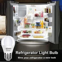 Ajuns Led Refrigerator Light Bulb 40W Equivalent 120V Freezer Waterproof Light Bulbs, Energy-Saving A15 Appliance Fridge Light Bulbs,5W Daylight White 5000K E26 Base, Non-Dimmable 2 Packs