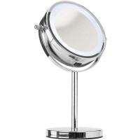 Led Light Magnifying Dualsided Vanity Mirror Southern Homewares Makeupcosmetic Mirror For Bedroom And Bathroom