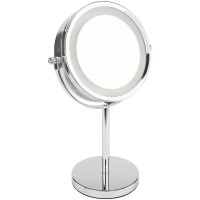 Led Light Magnifying Dualsided Vanity Mirror Southern Homewares Makeupcosmetic Mirror For Bedroom And Bathroom