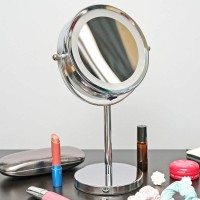 Led Light Magnifying Dualsided Vanity Mirror Southern Homewares Makeupcosmetic Mirror For Bedroom And Bathroom