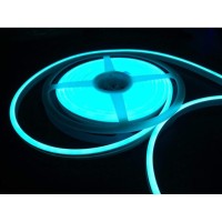 Inextstation Neon Led Strip Lights 16.4Ft/5M Neon Light Strip 12V Silicone Led Neon Rope Light Waterproof Flexible Led Lights For Bedroom Party Festival Decor, Ice Blue (Power Adapter Not Included)