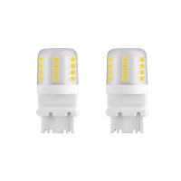 Makergroup S8 3156 Wedge Base Led Light Bulbs 12Vac/Dc Low Voltage Water Resistant Design For Outdoor Landscape Lighting Pathway Deck Step Paver Lights,Driveway Lights 4W Warm White 2700K-3000K 2-Pack