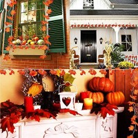 Fall Decoration For Home,30 Led Fall Garland With Lights Pumpkin Maple Leaf String Lights For Halloween Thanksgiving Party Indoor Outdoor Decor