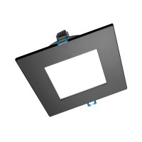 The DLE6 Edge Lit 6inch Square LED Downlight creates an attractive visual aesthetic with a low profile thats incredibly easy to install The edgelit technology uses a reflective light guide panel that disperses light through a diffused lens making it a pra