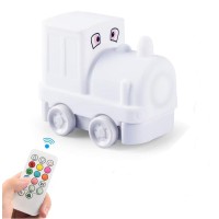 Tianhaixing Night Light Kids With Cute Train Design Childrens Room Led Bedside Lamp With Changeable Rgb Colors Rechargeable Nig