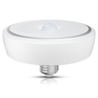 Bonlux Motion Sensor Led Ceiling Light Bulbs E26 Medium Base, 15W Pir Ufo Motion Activated Night Light 150W Equivalent Auto On/Off For Hallway Stairs Depot Kitchen Bathroom, Warm White 3000K