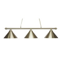 Oxford 3 Light Bar Shown In Bronze Finish With 14 New Age Brass With New Age Brass Cone Metal Shade