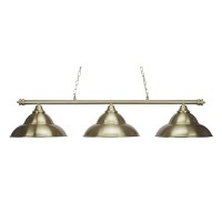 Oxford 3 Light Bar Shown In Bronze Finish With 16 New Age Brass With New Age Brass Double Bubble Metal Shades