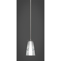 Apollo Stem Mini Pendant With Hang Straight Swivel Shown In Graphite Finish With 5