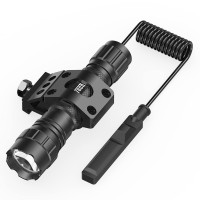 Feyachi FL11M 1200 Lumen Tactical Matte Black LED Flashlight with Picatinny Rail Mount and pressure switch includedFeaturesUp to 1200Lumen After Fulling chargedReaches 200m4 Hours Lasting IlluminationIP65 Rating WaterResistantAllMetal BODYSpecificationBri