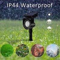 Brightown Solar Spot Lights Outdoor - Waterproof Solar Garden Lights, Adjustable Landscape Spotlights, Auto On/Off Solar Outdoor Lights Decorative For Backyard House Lawn Patio Pathway Yard 2Pack Lighting