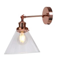 Warehouse Of Tiffany Wra001 Buris Polished Copper 1-Light Wall Sconce, 9.45