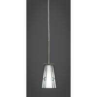 Apollo Cord Mini Pendant With Hang Straight Swivel Shown In Graphite Finish With 5