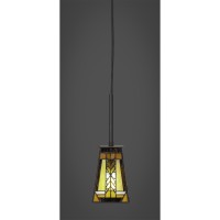 Apollo Cord Mini Pendant With Hang Straight Swivel Shown In Dark Granite Finish With 5