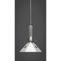 Apollo Stem Pendant With Hang Straight Swivel Shown In Graphite Finish With Square 14