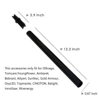 Ollivage Plastic Pole Extension And Joint Kits Connector For Solar Flame Torches 12