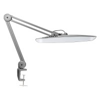 Neatfi Xl 2,200 Lumens Led Task Lamp, 24W Super Bright Desk Lamp, 117 Pcs Smd Led, 4 Level Brightness, Dimmable, Task Led Light For Home, Office, Workbench (Non-Cct, Silver)