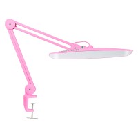 Neatfi Xl 2,200 Lumens Led Task Lamp, 24W Super Bright Desk Lamp, 117 Pcs Smd Led, 4 Level Brightness, Dimmable, Task Led Light For Home, Office, Workbench (Non-Cct, Pink)