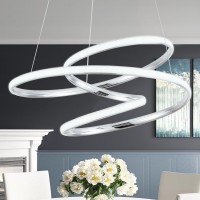 Chying Modern Pendant Light With Irregular Ring 18.9