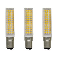 K Jingkelai Ba15D Led Bulb Dimmable 10W(Equivalent To 100W Halogen) Ba15D Base Led Corn Lights For Indoor Home Lighting,136 Led 2835 Smd,Dimmable,Warm White,3 Pack