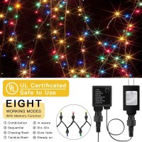 300 Led Christmas String Lights, 108Ft Christmas Lights - Ul Certified Outdoor & Indoor Fairy Lights Christmas Tree Decor, Patio, Garden, Party, Wedding, Halloween, Holiday Decoration