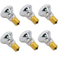 Replacement Bulbs For Lava Lamps,Glitter Lamps,R39 E17 25 Watt 6 Pack Reflector Bulbs