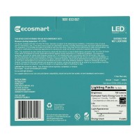 Ecosmart 75Watt Equivalent Par30 Dimmable Energy Star Flood Led Light Bulb Bright White 2Pack