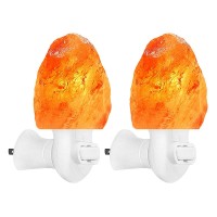 Figura Homes Salt Lamp Night Light 2 Pack Himalayan Salt Lamp Nightlight With 4 Bulbs Mini Decoration Himalayan Salt Night Li